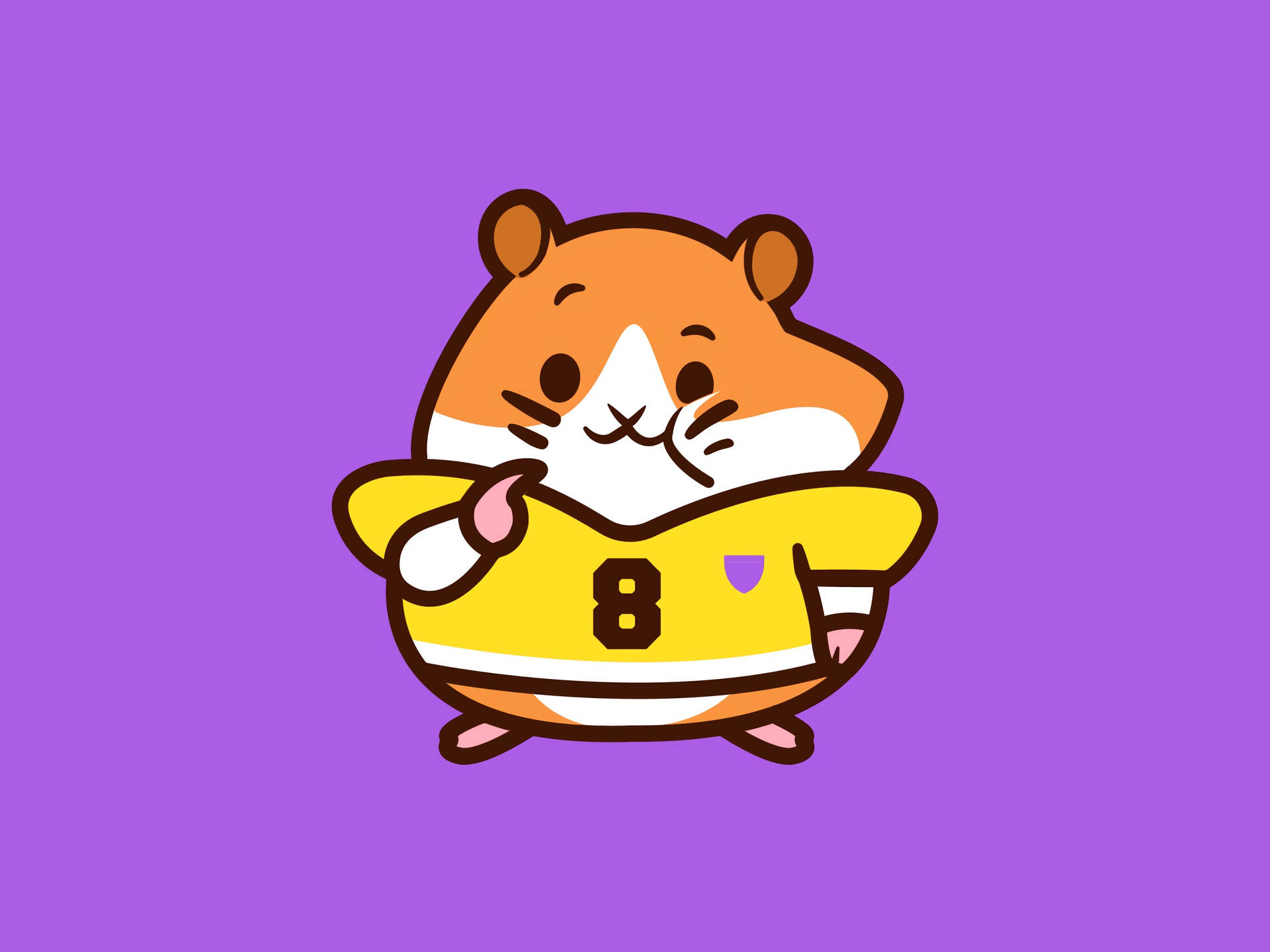 이 작은 햄스터 정말 귀여워요! 배경화면