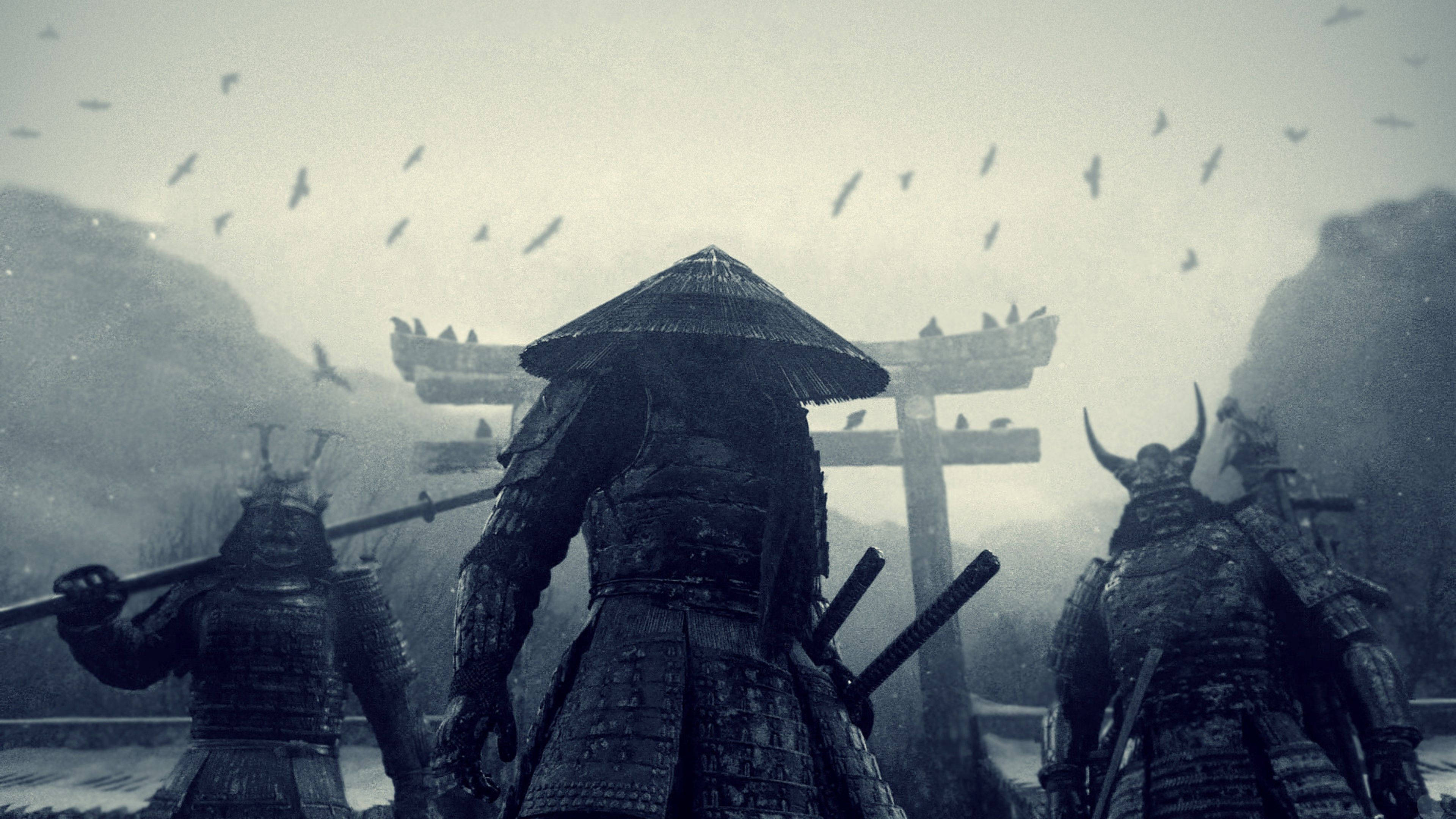 일본 사무라이 전사들 배경화면