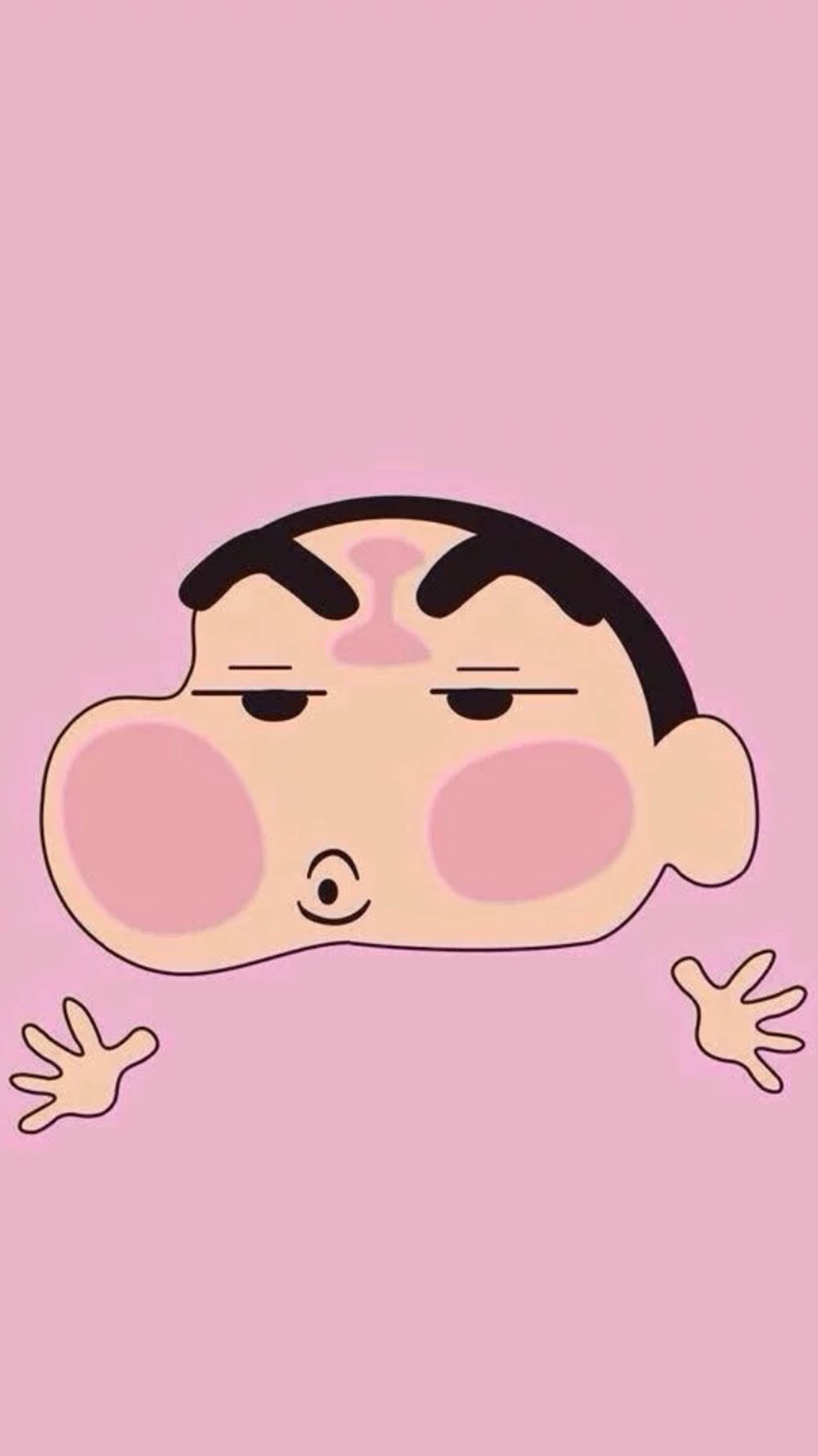 재미있는 만화 캐릭터 신짱 아이폰 배경화면