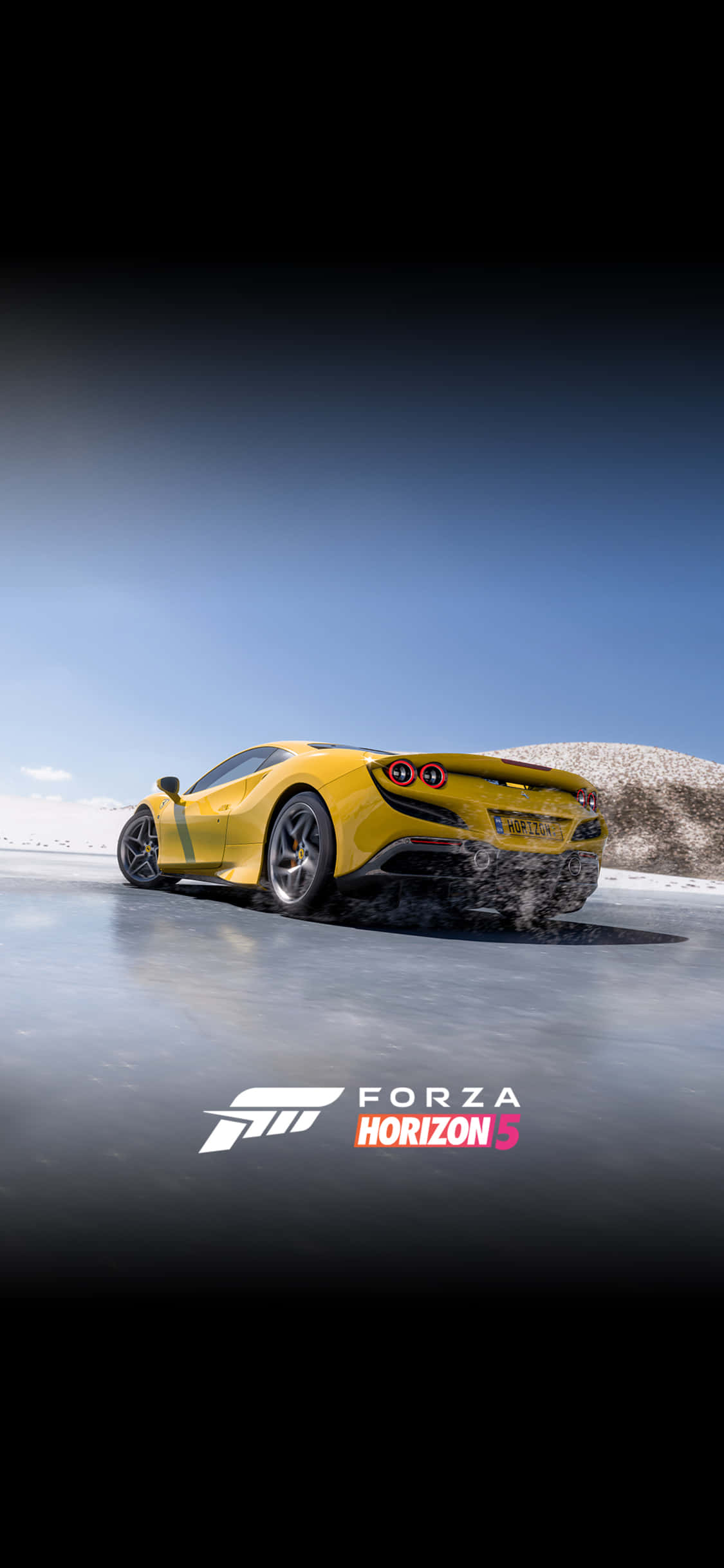 질주하는 람보르기니 iPhone X Forza Motorsport 7 배경화면