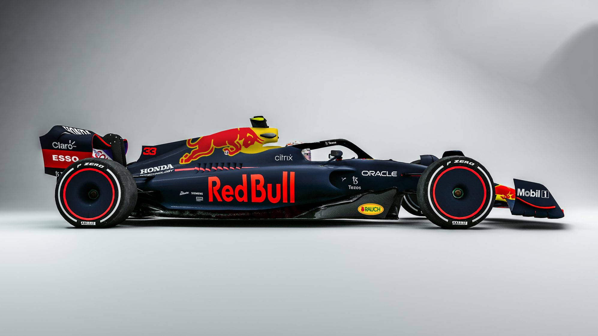 짜릿한 질주 - 레드불 F1의 액션 배경화면