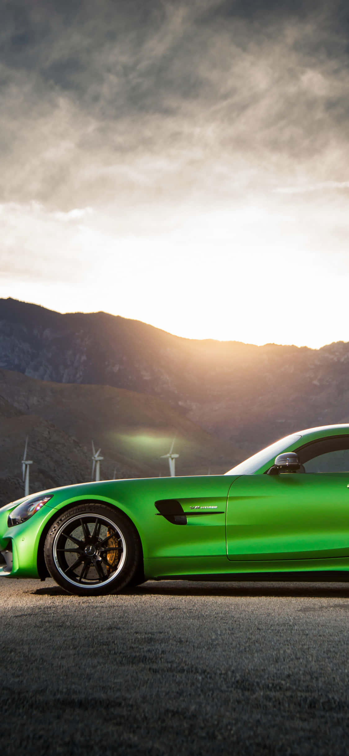 측면 프로필 스포츠카 안드로이드 Amg Gt-r 배경 배경화면