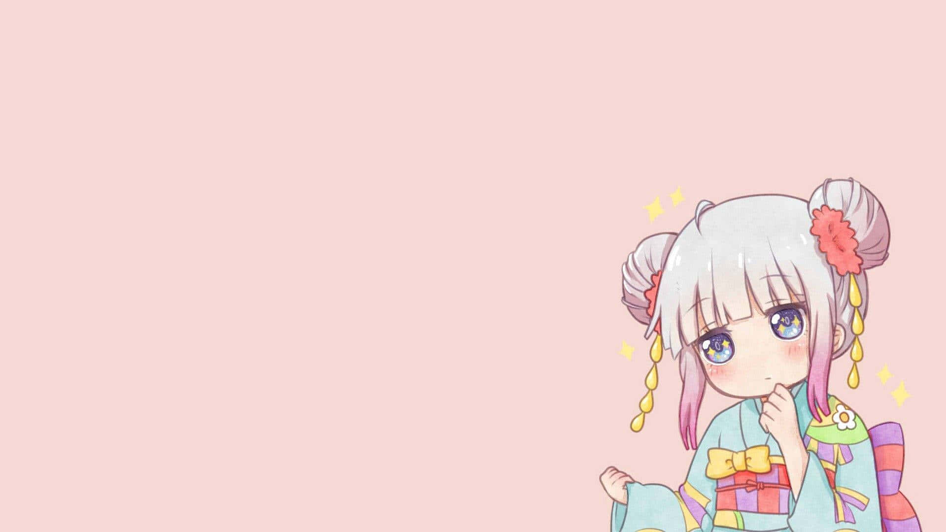 카와이 데스크탑 애니메이션 PFP 감성 배경화면
