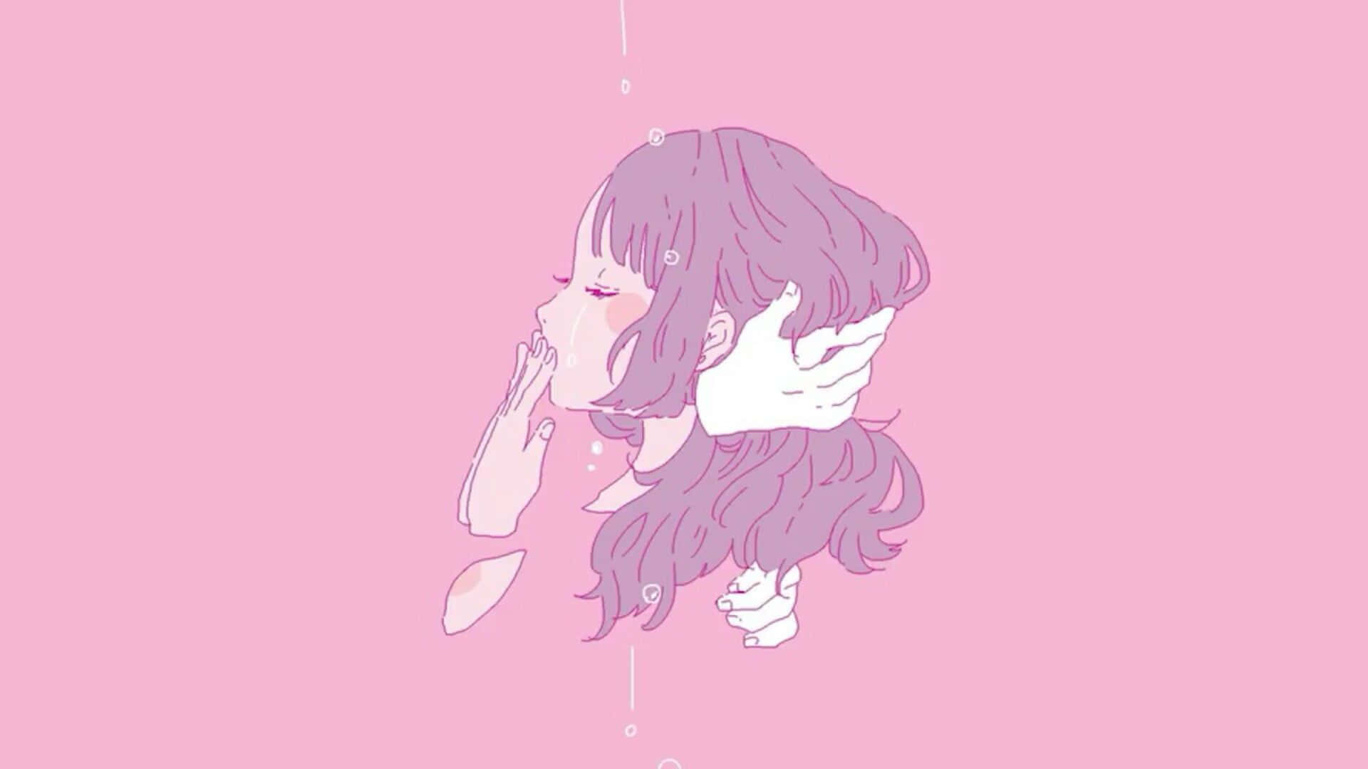 카와이 핑크로 나를 표현하세요 배경화면