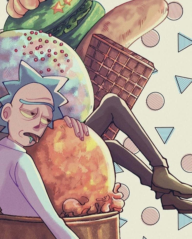 토탈 리칼 - 릭, 모티, 미스터 푸피버트홀과 친구들이 함께하는 릭 앤 모티의 흥미진진한 에피소드 배경화면