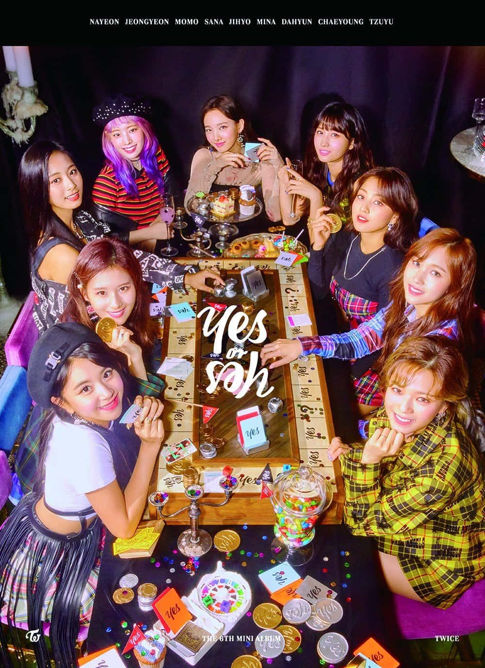 트와이스, 음악 콘서트 무대에서 빛나는 걸그룹 배경화면
