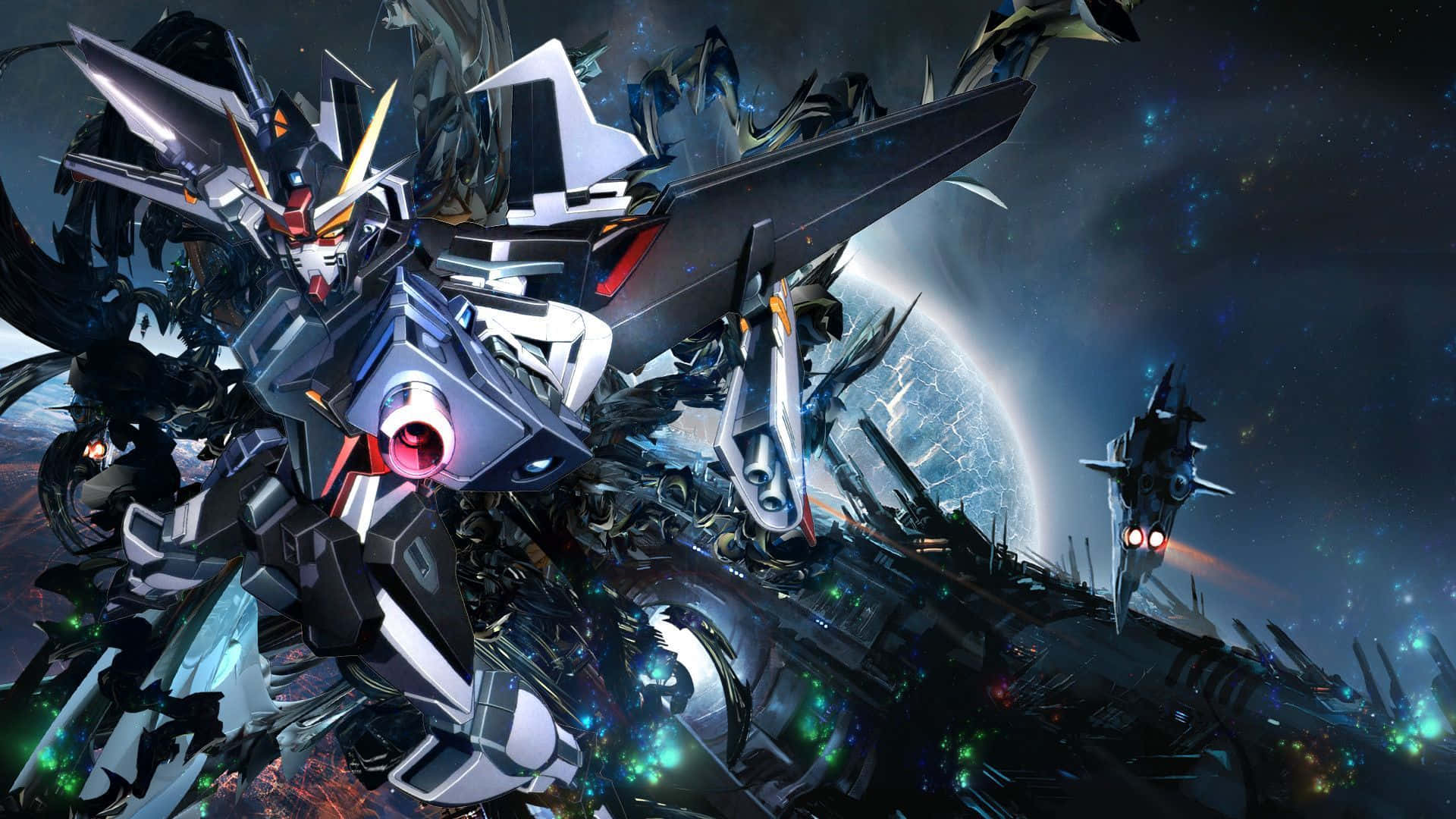 파란 건담 데스크탑 배경화면
