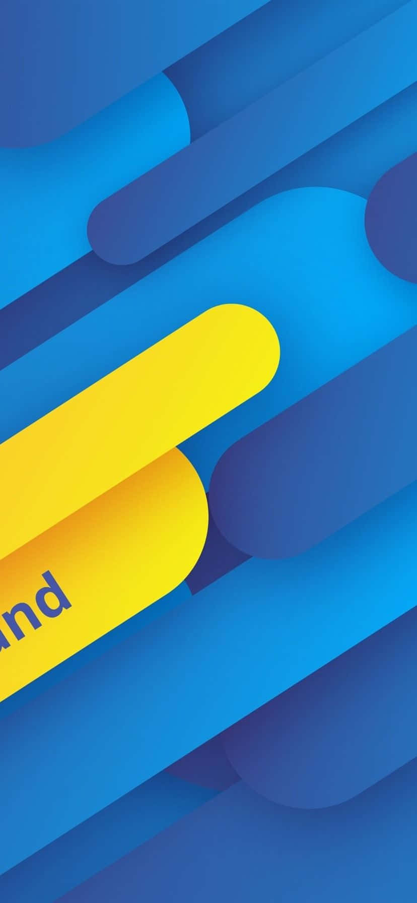 파랑과 노랑 배경 추상 아트 디자인 배경화면