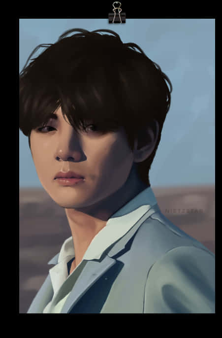 평온한 초상화 태형 배경화면