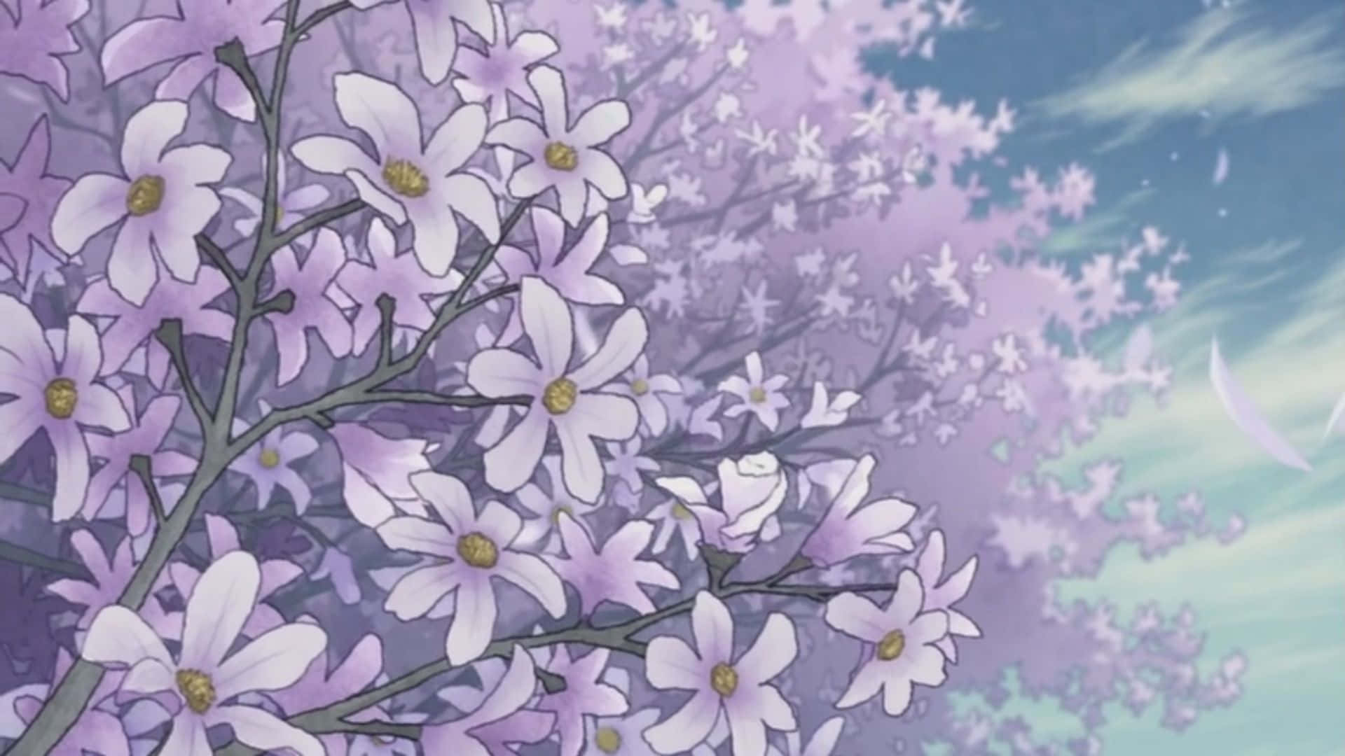 평화로운 부드러운 미학 자연 배경 배경화면