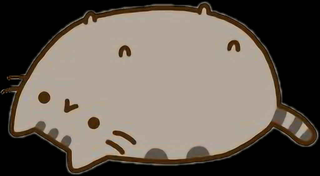 푸신 고양이 누워있기 배경화면