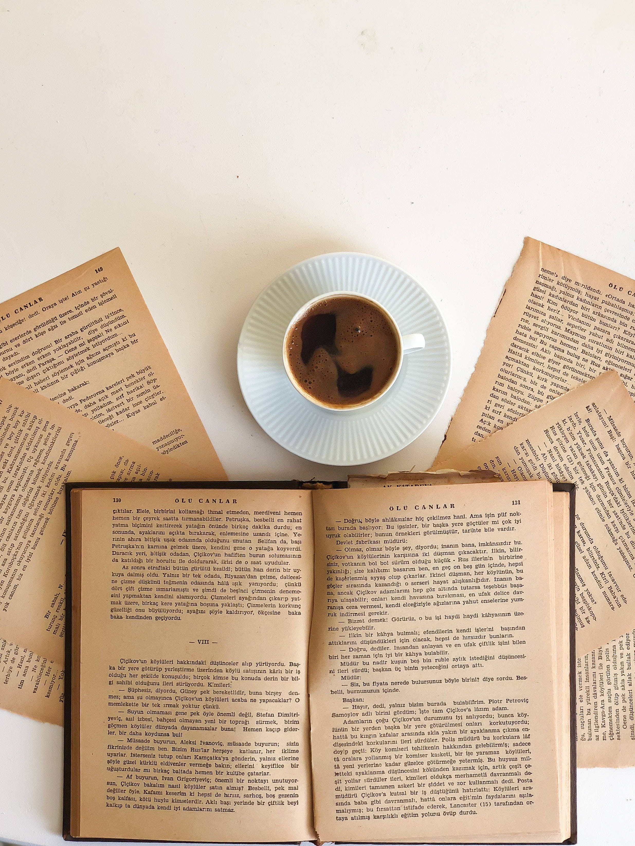 프레피 감성 커피 페이지 배경화면