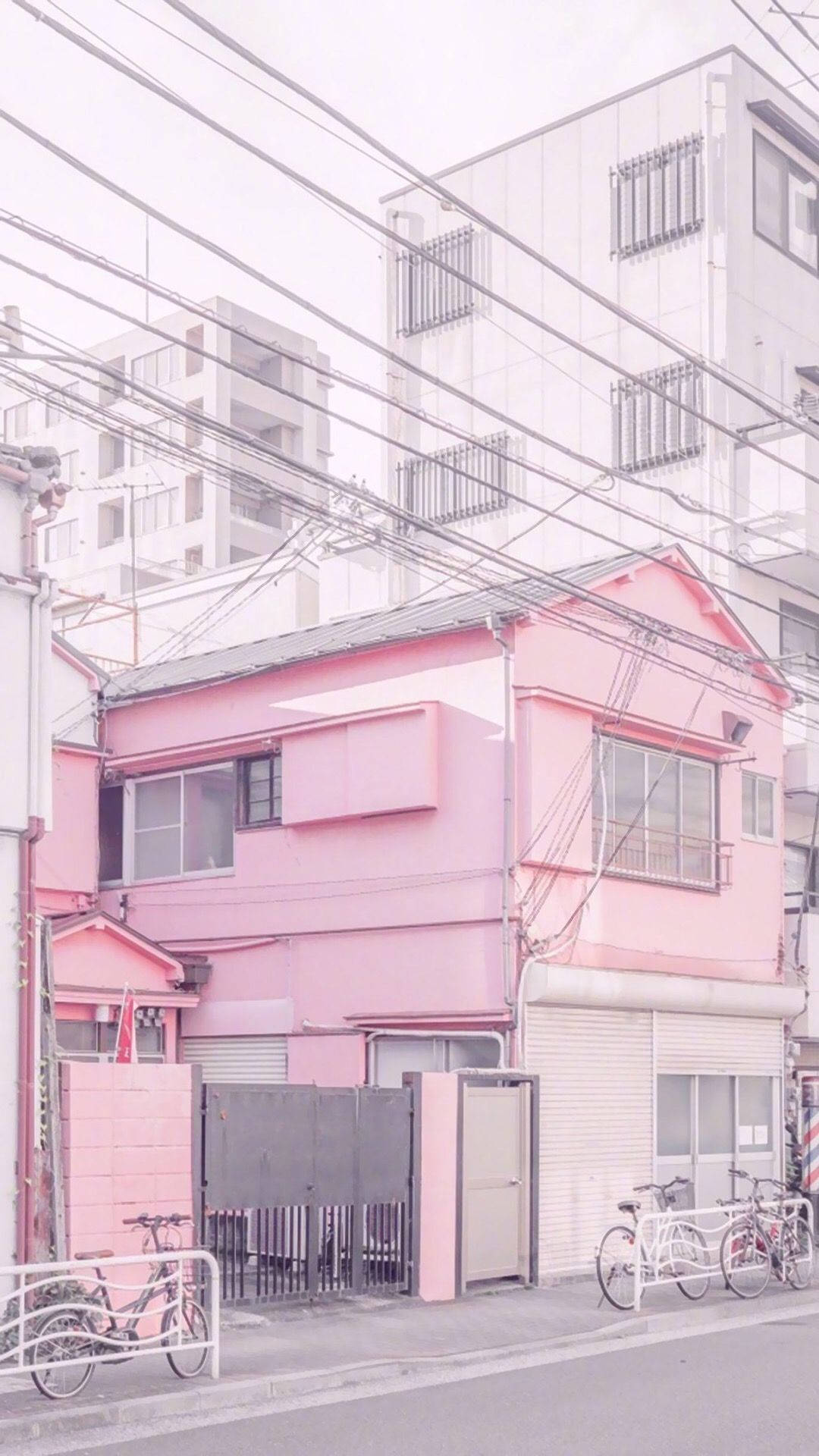 핑크 감성의 세련된 인테리어 배경화면