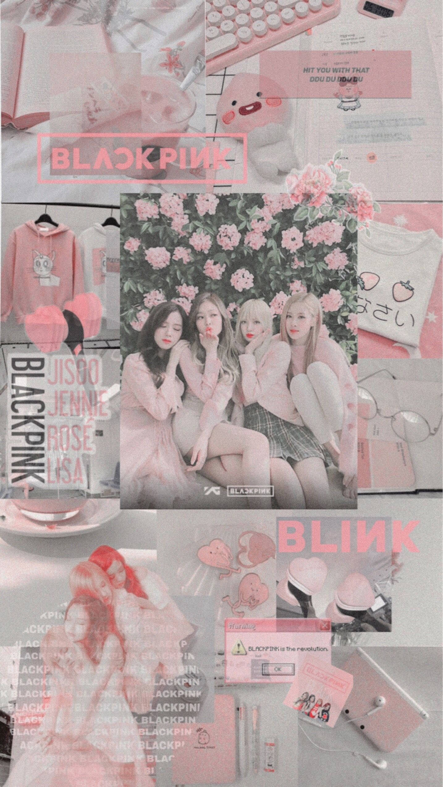 핑크 블랙핑크 귀여운 감성 배경화면