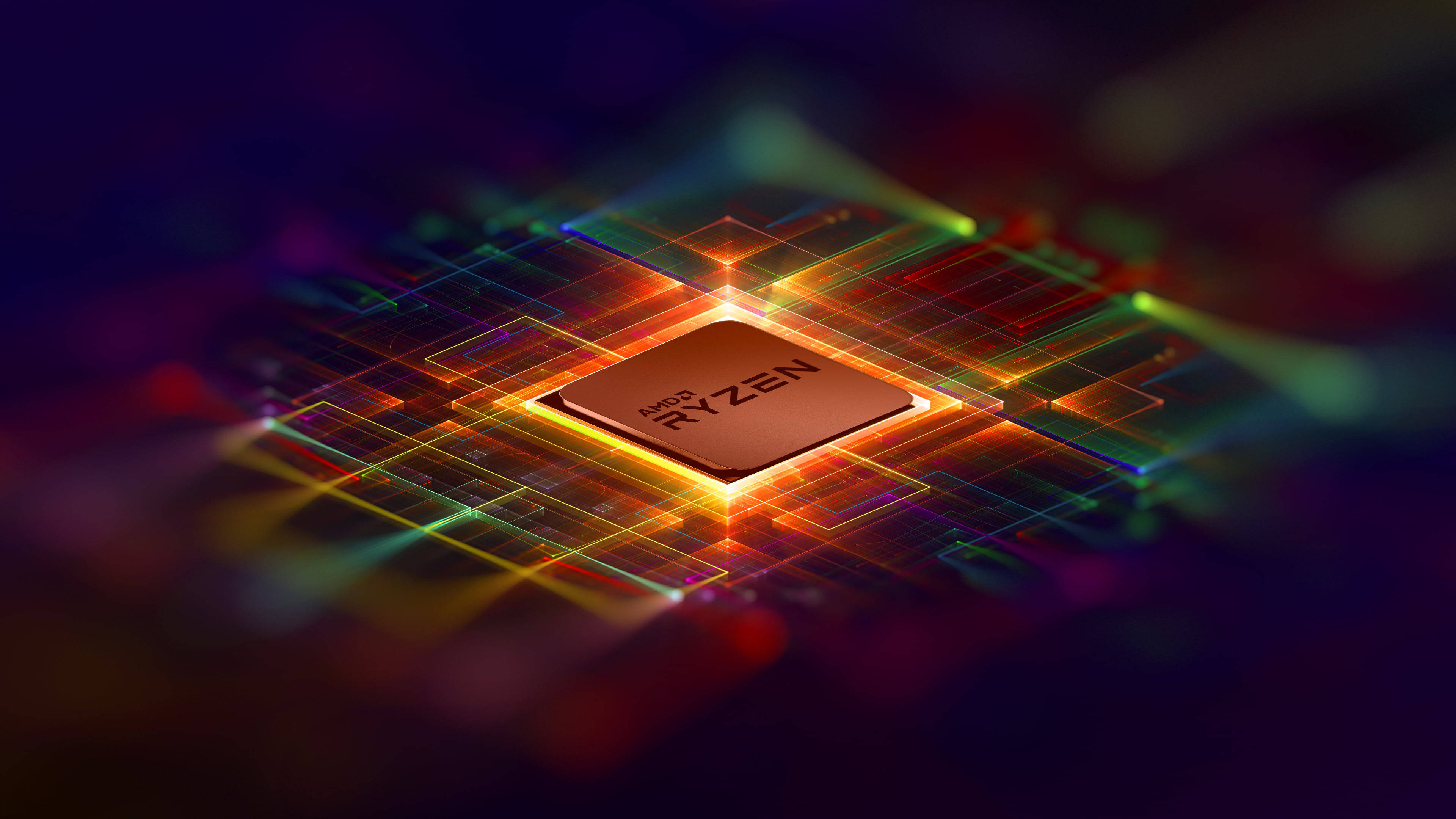 화려한 AMD 4K 배경화면