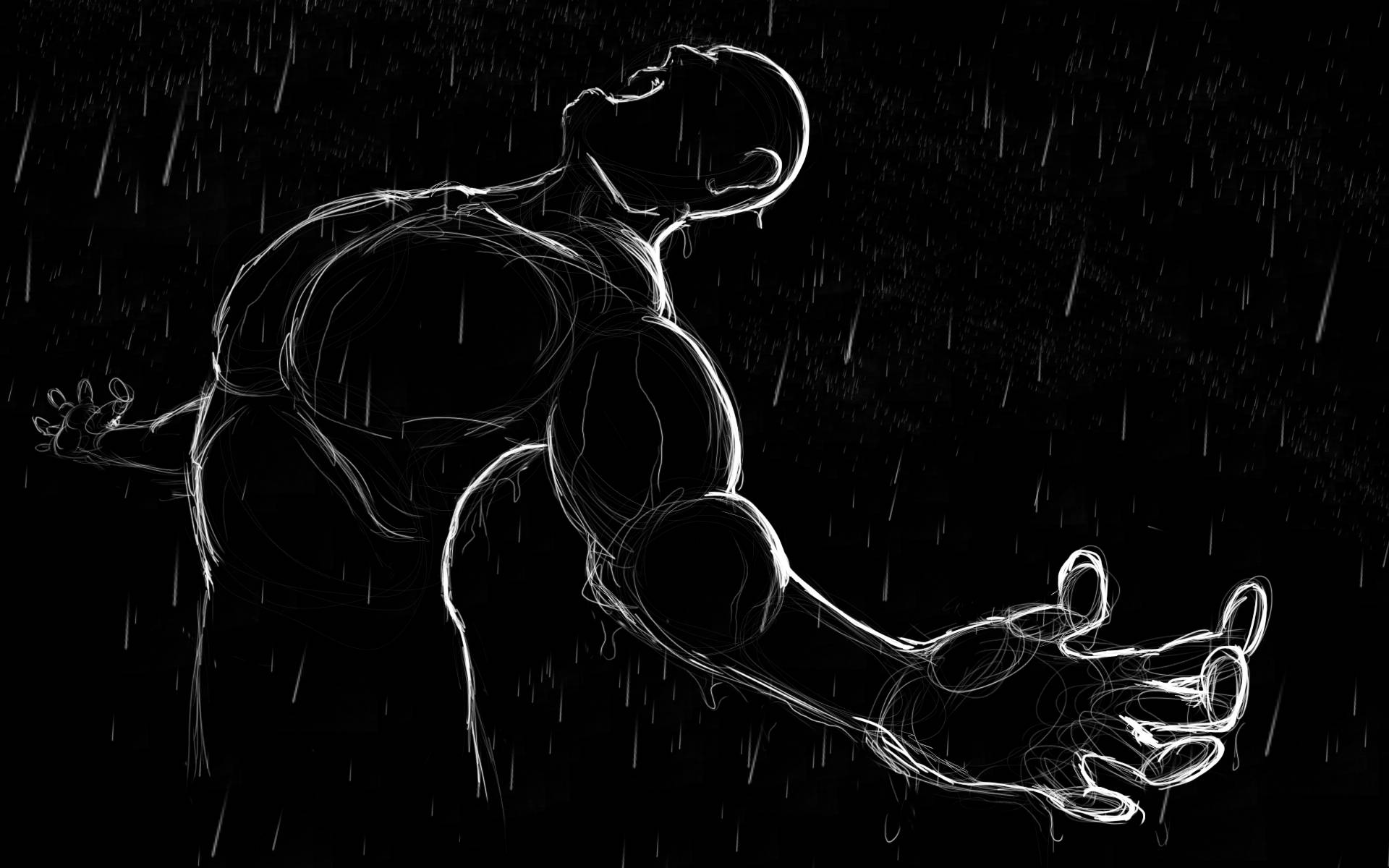 흑백으로 표현된 놀라운 인버티드 아트워크 배경화면