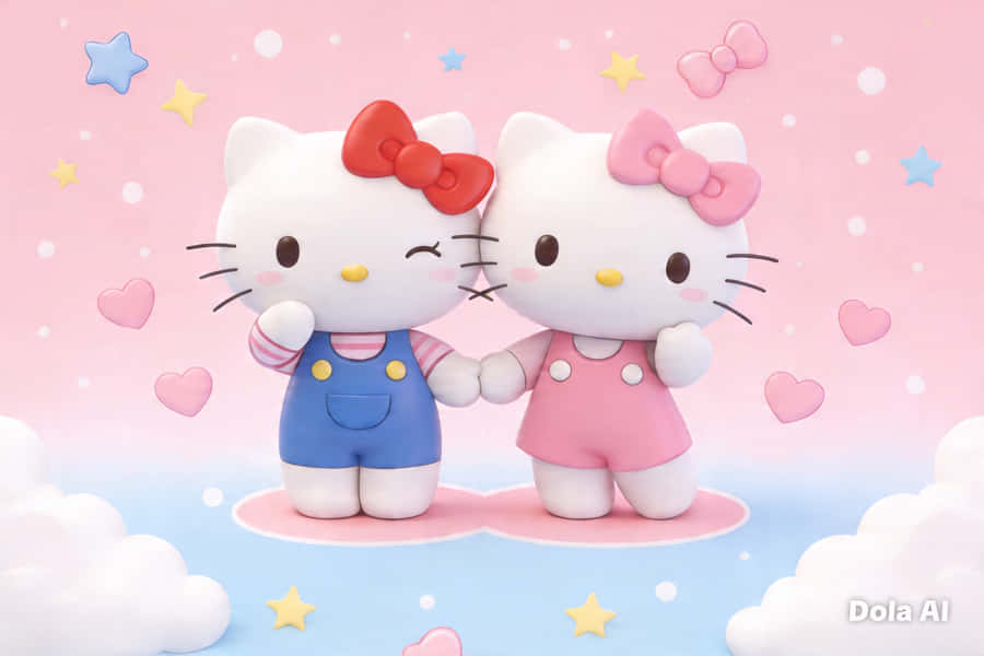 헬로 키티, 산리오, 카와이, 귀여움, 카와이 감성, 귀여운 감성 만화, 카와이 고양이, 산리오 감성, 컴퓨터