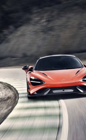 765 LT 레드 맥라렌 아이폰 — 갤럭시 탭 액티브 배경화면