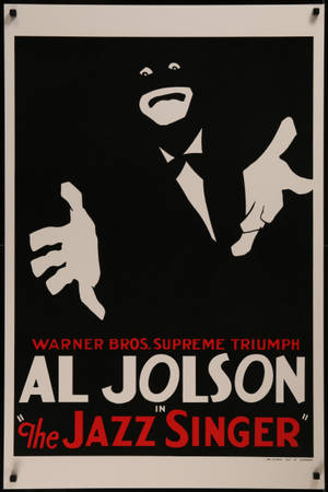 Al Jolson The Jazzy Singer 섬뜩한 커버 — 샤오미 패드 9 프로 맥스 배경화면