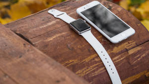 Apple Watch 시그니처 흰색 배경화면 — 애플 워치 배경화면