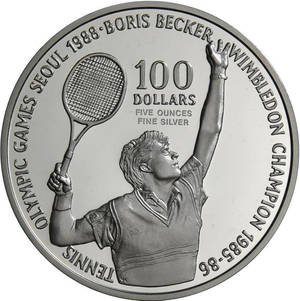 Boris Becker 실버 코인 배경화면 — 1:1 배경화면