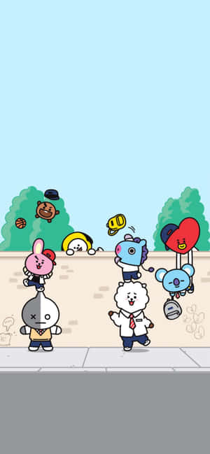 BT21 사진 — Honor 600e 배경화면