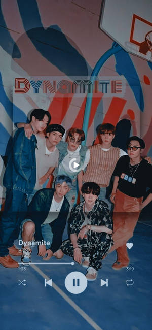 BTS 2021 다이너마이트 재생 — 19.5:9 배경화면