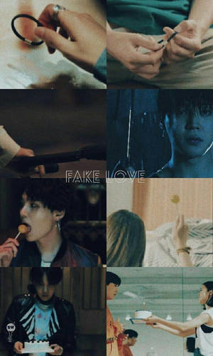 BTS Fake Love 콜라주 — BTS 배경화면