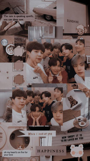 BTS 감성 엽셀카 — 방탄소년단 감성 배경화면