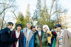 BTS 겨울 자켓 2020 — 방탄소년단 단체 사진 배경화면
