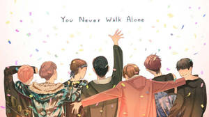 BTS 노트북 애니메이션 You Never Walk Alone — Bts 노트북 배경화면