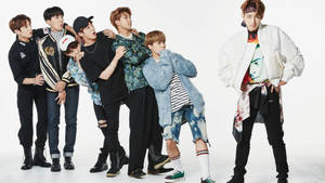 BTS 데스크탑 멤버들 V에게 충격 — Bts 데스크탑 배경화면