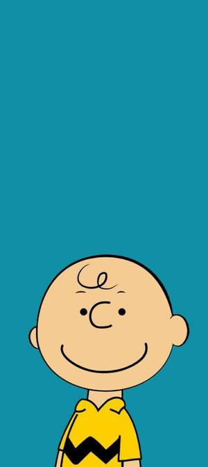 Charlie Brown 청록색 배경 배경화면 — 20:9 배경화면
