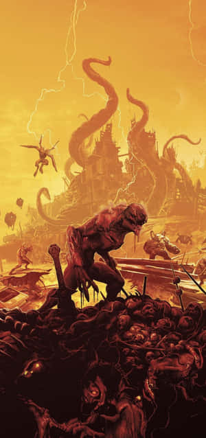 DOOM Eternal iPhone — 아이폰 12 프로 배경화면