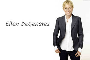 Ellen Degeneres 이름이 적힌 포스터 배경화면 — 깔끔한 배경화면