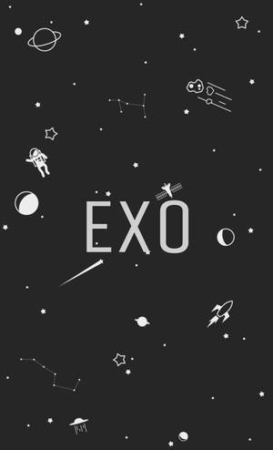 EXO 갤럭시 팬아트 배경화면 — 모토 패드 60 네오 배경화면