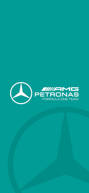 F1 아이폰 AMG 페트로나스 청록 로고 — 삼성 S23 배경화면