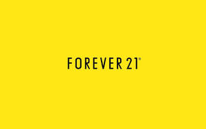 Forever 21 패션 브랜드 로고 배경화면 — 깔끔한 배경화면