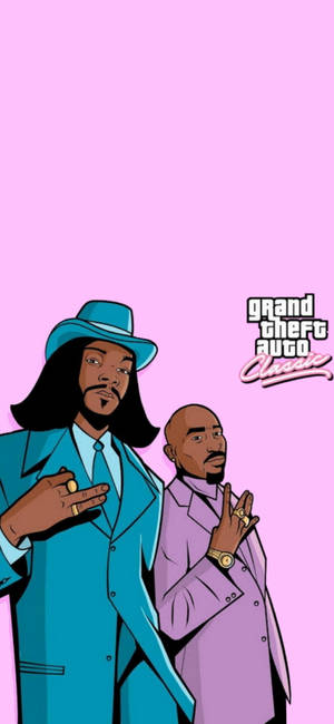 GTA 스눕 독과 투팍 — 픽셀 11 프로 배경화면
