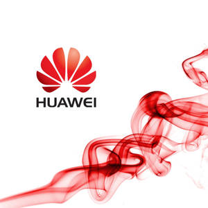 Huawei 브랜드 레드 스모크 배경화면 — 화웨이 배경화면