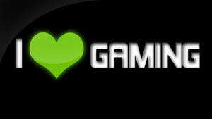 I Love Gaming 로고 배경화면