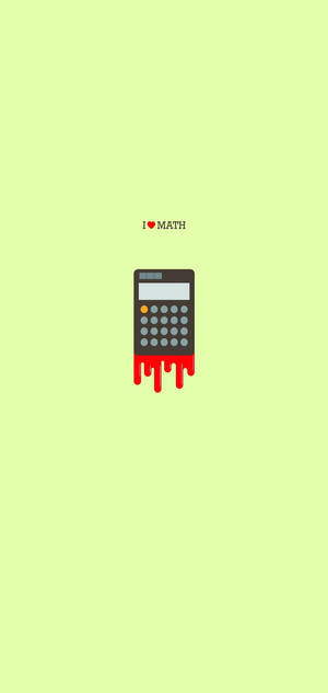 I Love Math 미니멀리스트 아이폰 — 갤럭시 S25 울트라 배경화면