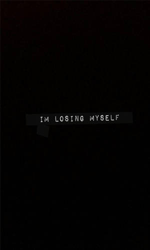 I'm Losing Myself 감성 블랙 명언