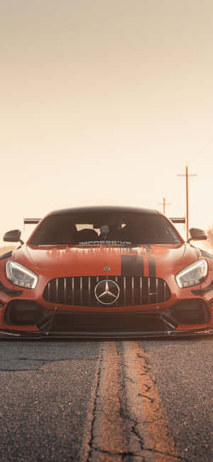 아이폰 X AMG GT-R 배경 — Honor 500 배경화면