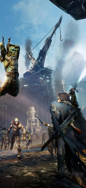 Iphone X Shadow Of Mordor Background — 아이폰 18 프로 배경화면