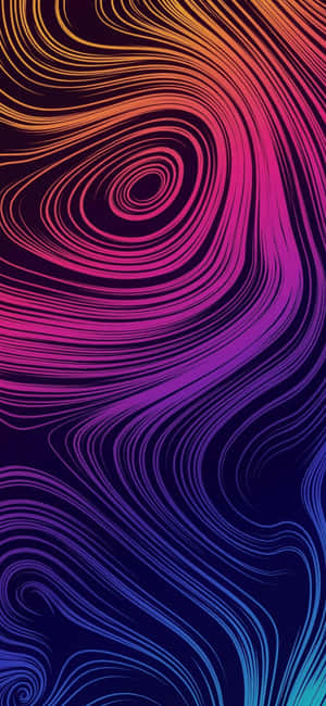 iPhone X 추상 소용돌이 — Redmi Note 17 Pro 배경화면