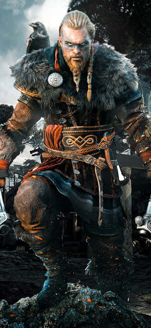 iPhone XS Assassin's Creed Valhalla 배경 — 갤럭시 A 배경화면