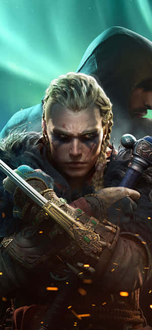 iPhone Xs Assassin's Creed Valhalla 배경화면 — Honor Play10A 배경화면