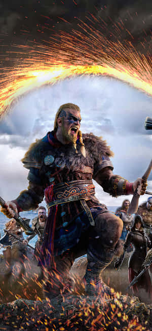 iPhone XS Assassin's Creed Valhalla 배경화면 — 샤오미 시비 5 프로 배경화면