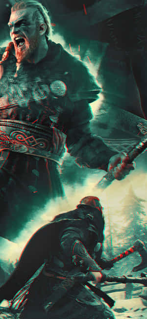 iPhone XS Assassin's Creed Valhalla 배경화면 — 갤럭시 F 배경화면